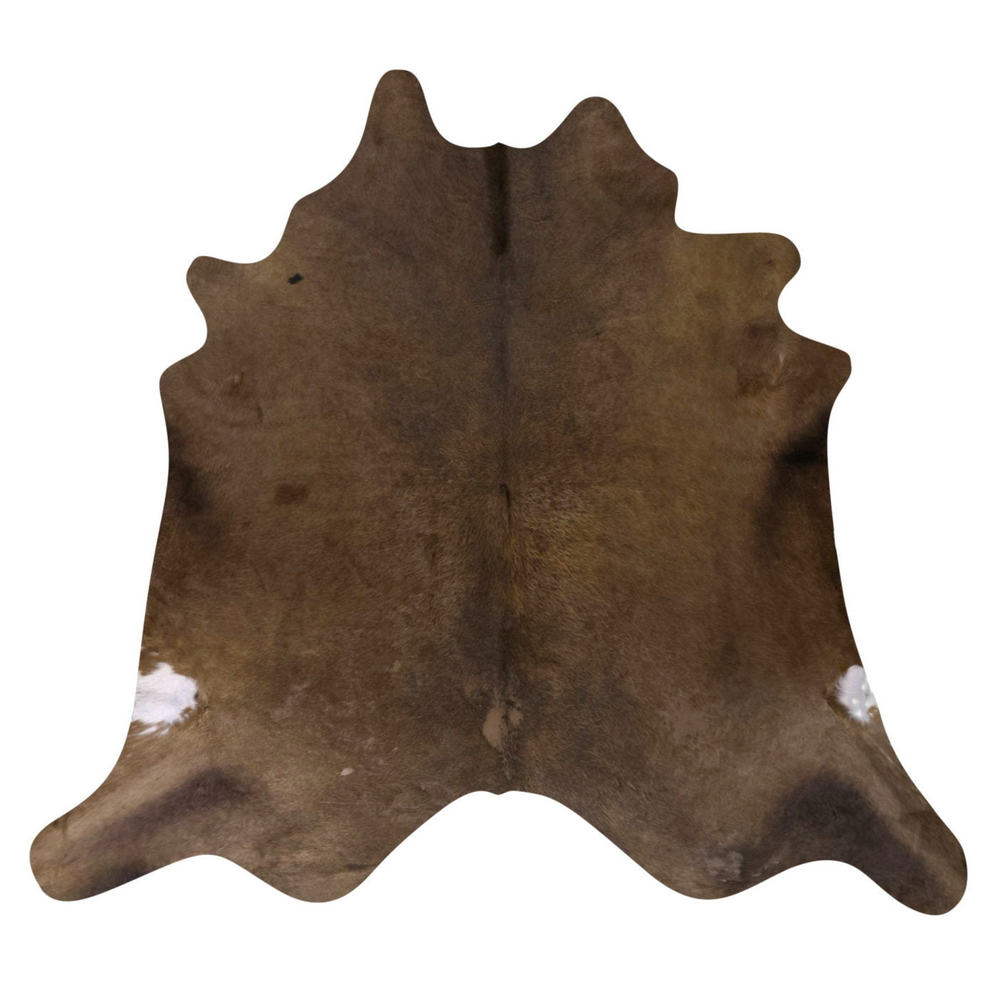 Natural Brazilian Cowhide Rug -  Chocolate