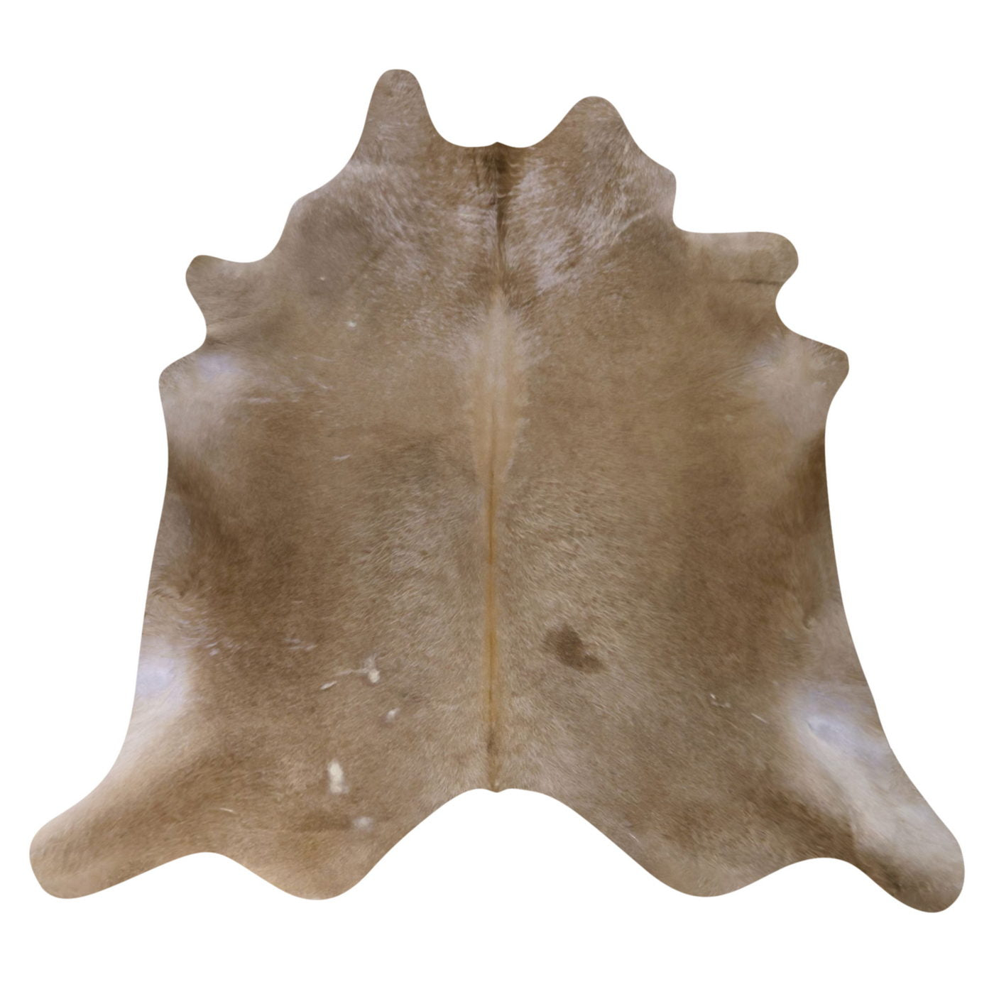 Natural Brazilian Cowhide Rug -  Taupe & Beige