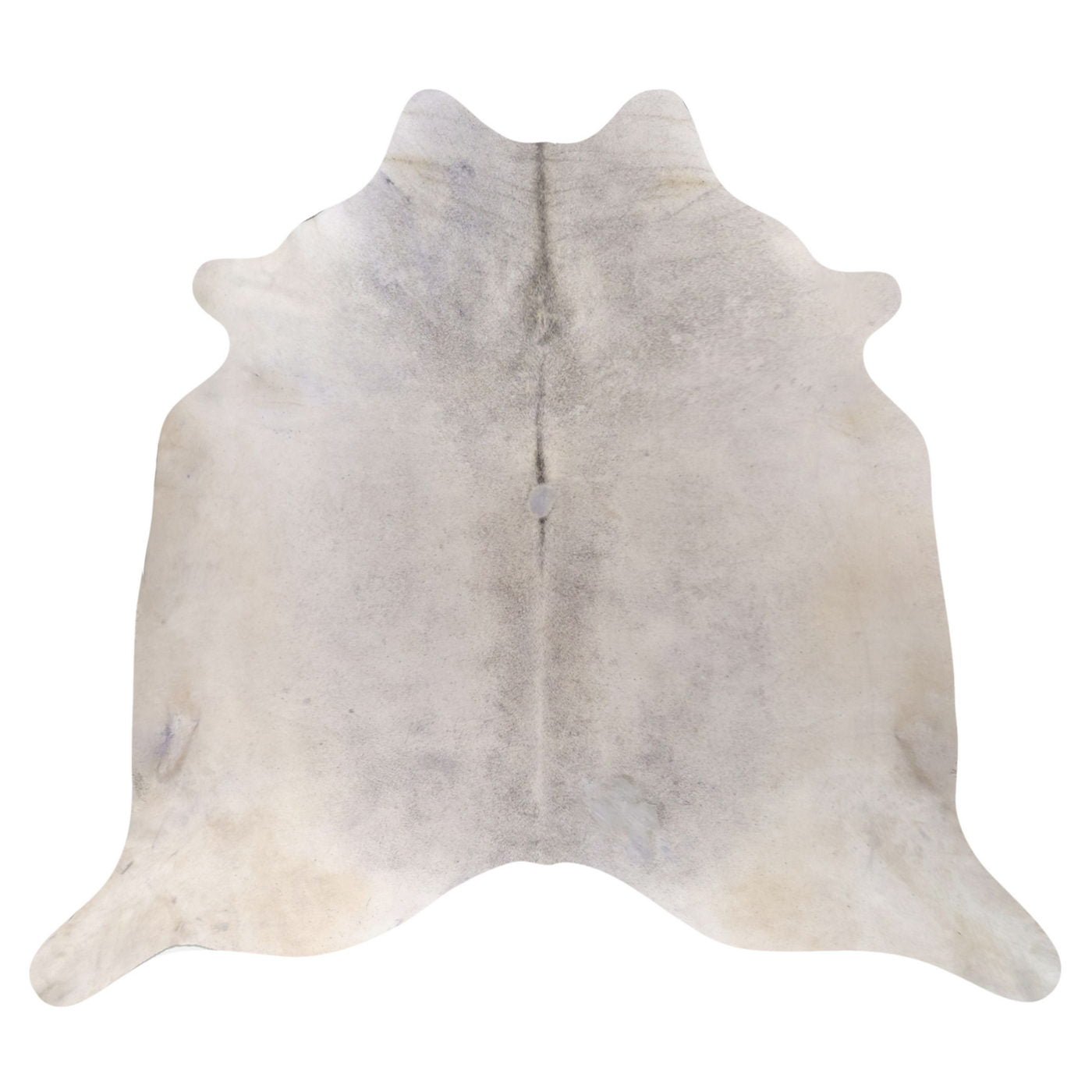 Natural Brazilian Cowhide Rug -  Ivory & Grey