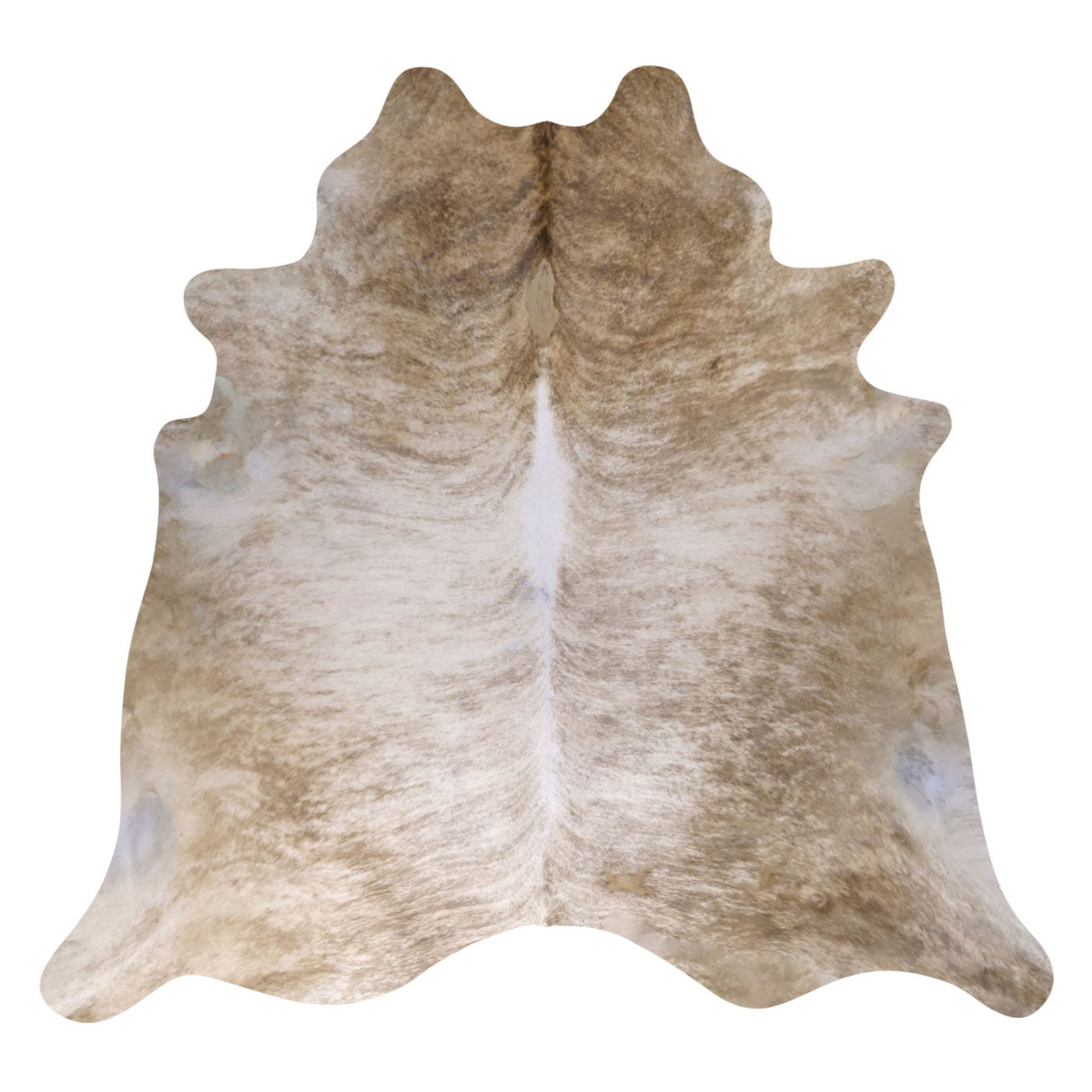 Natural Brazilian Cowhide Rug -  Ivory, Beige & Caramel