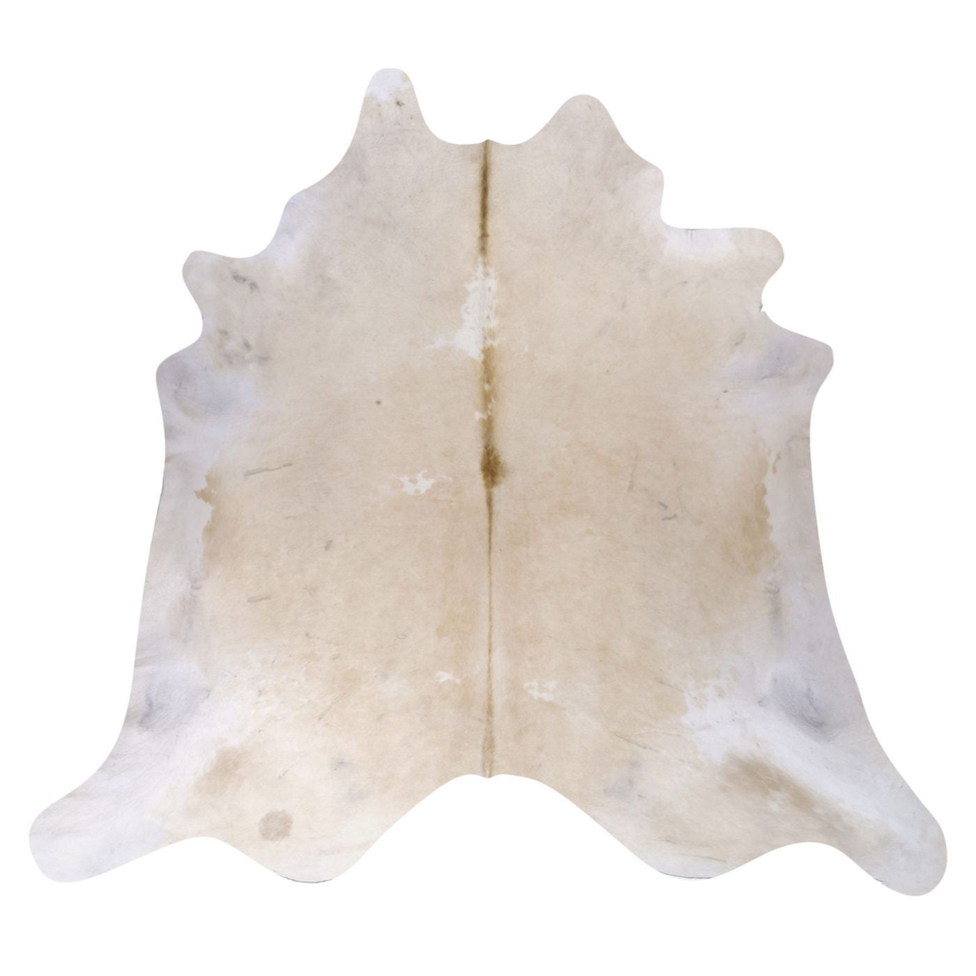 Natural Brazilian Cowhide Rug -  Ivory & Beige