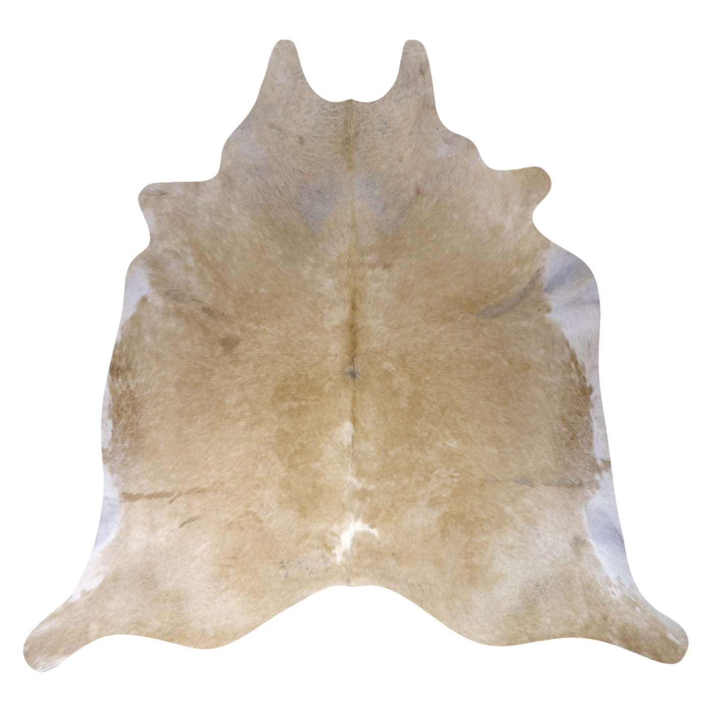 Natural Brazilian Cowhide Rug -  Beige & Taupe