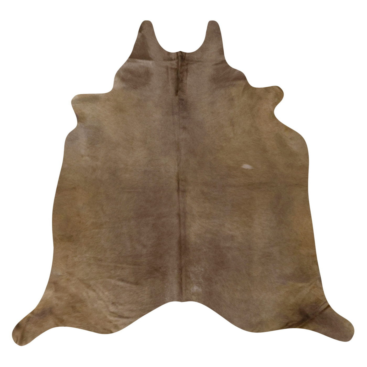 Natural Brazilian Cowhide Rug -  Taupe & Caramel
