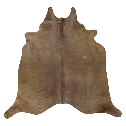 Natural Brazilian Cowhide Rug -  Taupe & Caramel