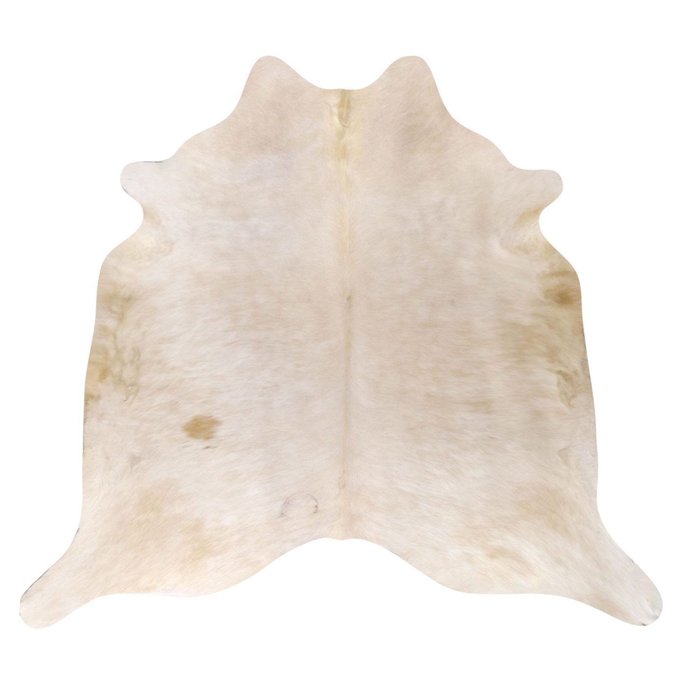 Natural Brazilian Cowhide Rug -  Ivory & Beige