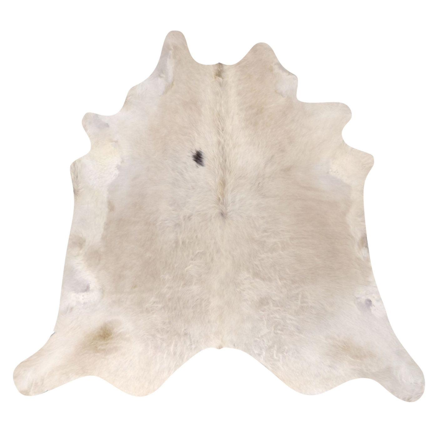 Natural Brazilian Cowhide Rug -  Ivory & Beige