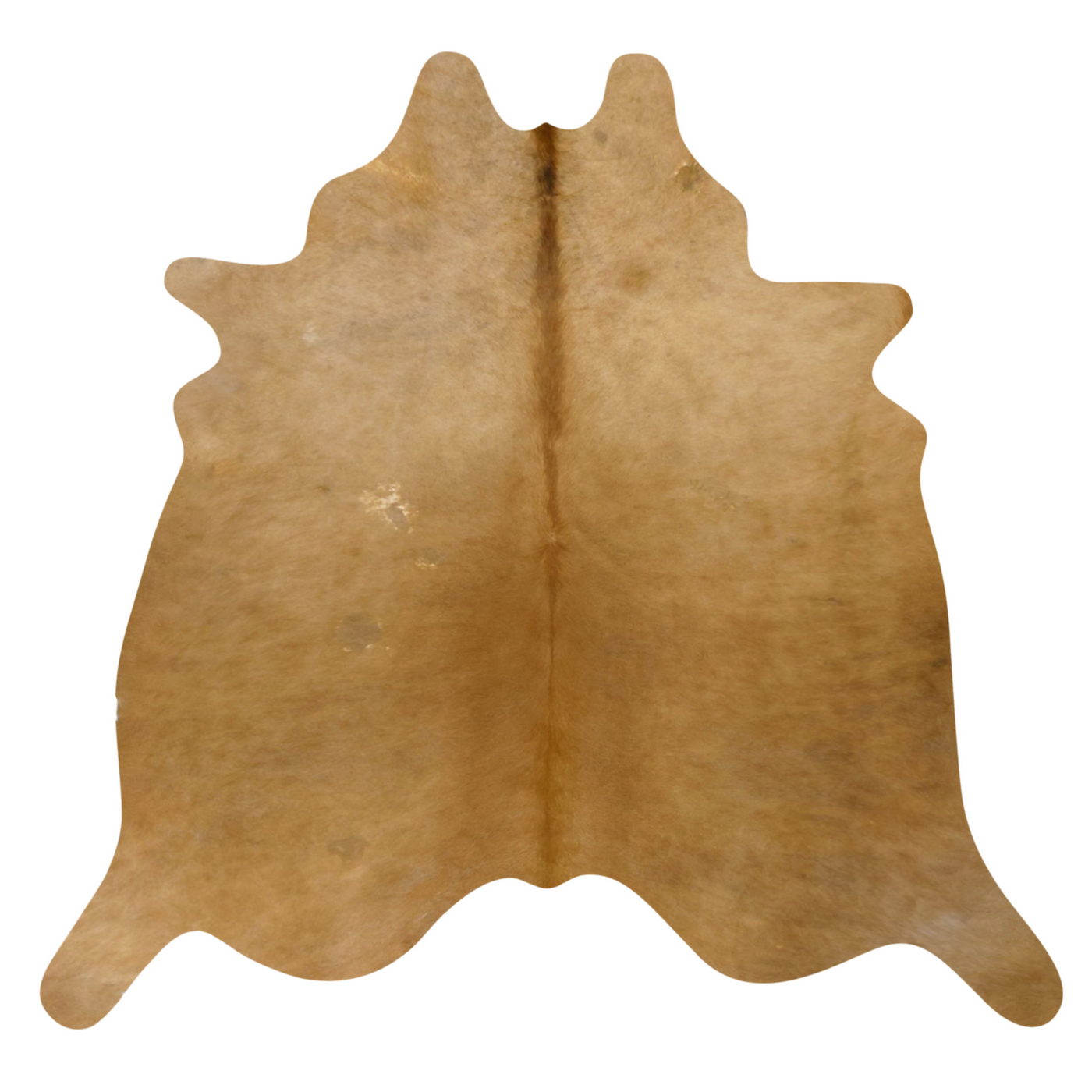 Natural Brazilian Cowhide Rug -  Caramel & Beige