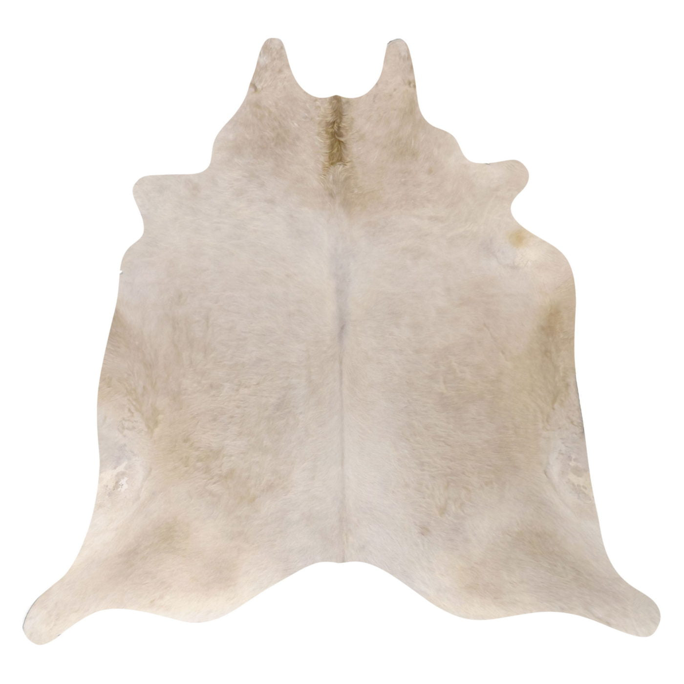 Natural Brazilian Cowhide Rug -  Ivory & Beige