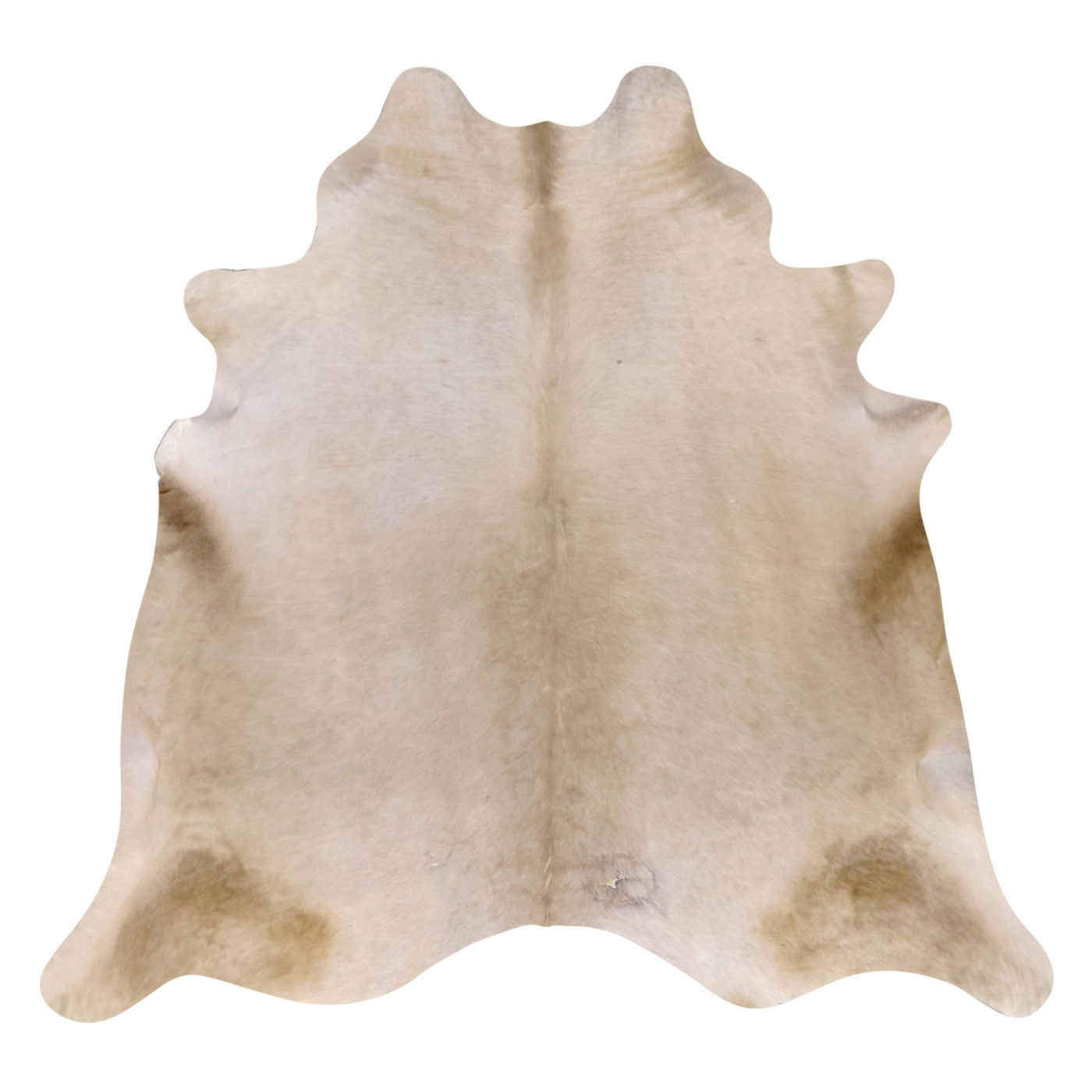 Natural Brazilian Cowhide Rug -  Ivory & Beige