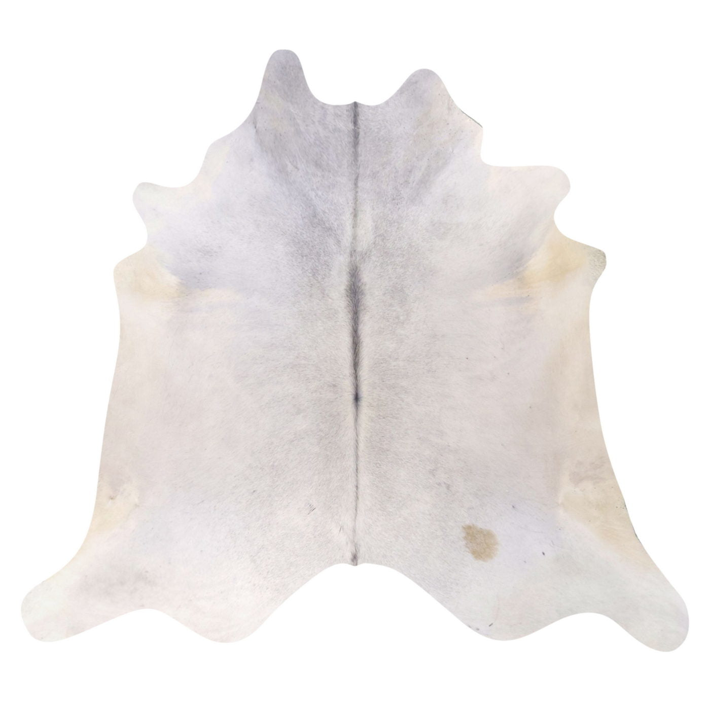 Natural Brazilian Cowhide Rug -  Ivory & Grey