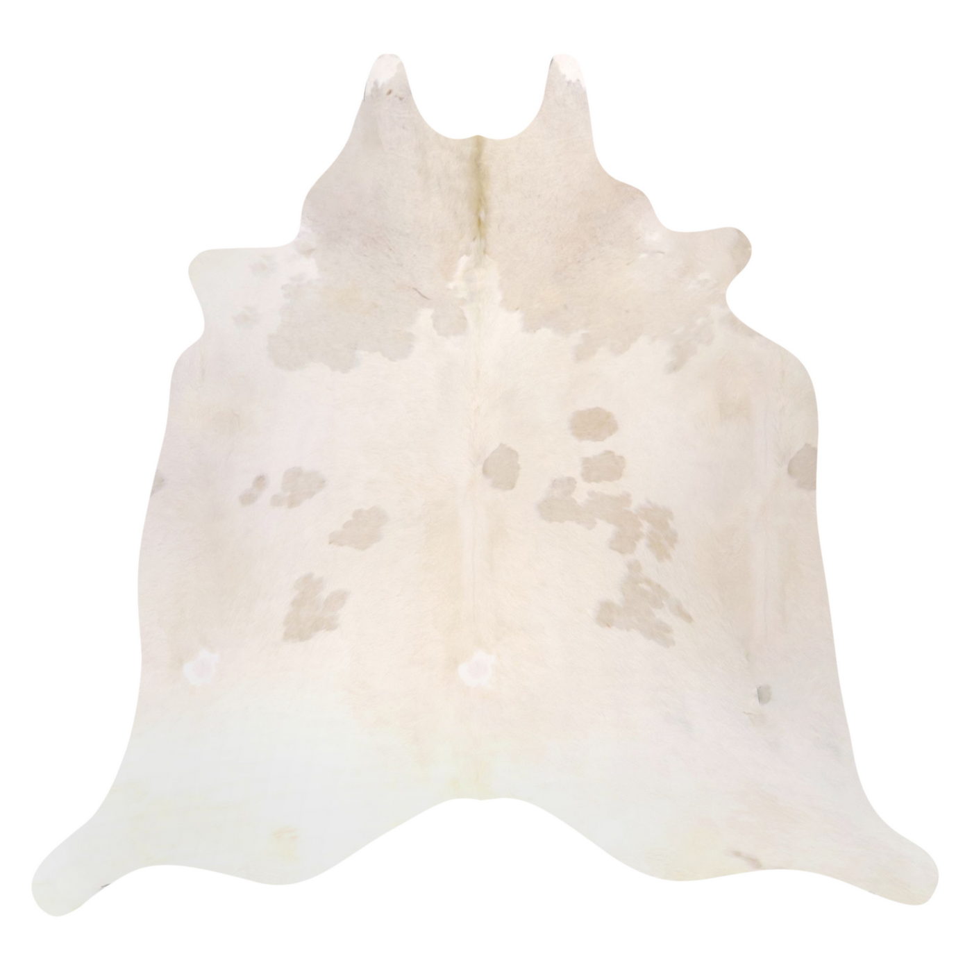 Natural Brazilian Cowhide Rug -  Ivory & Beige