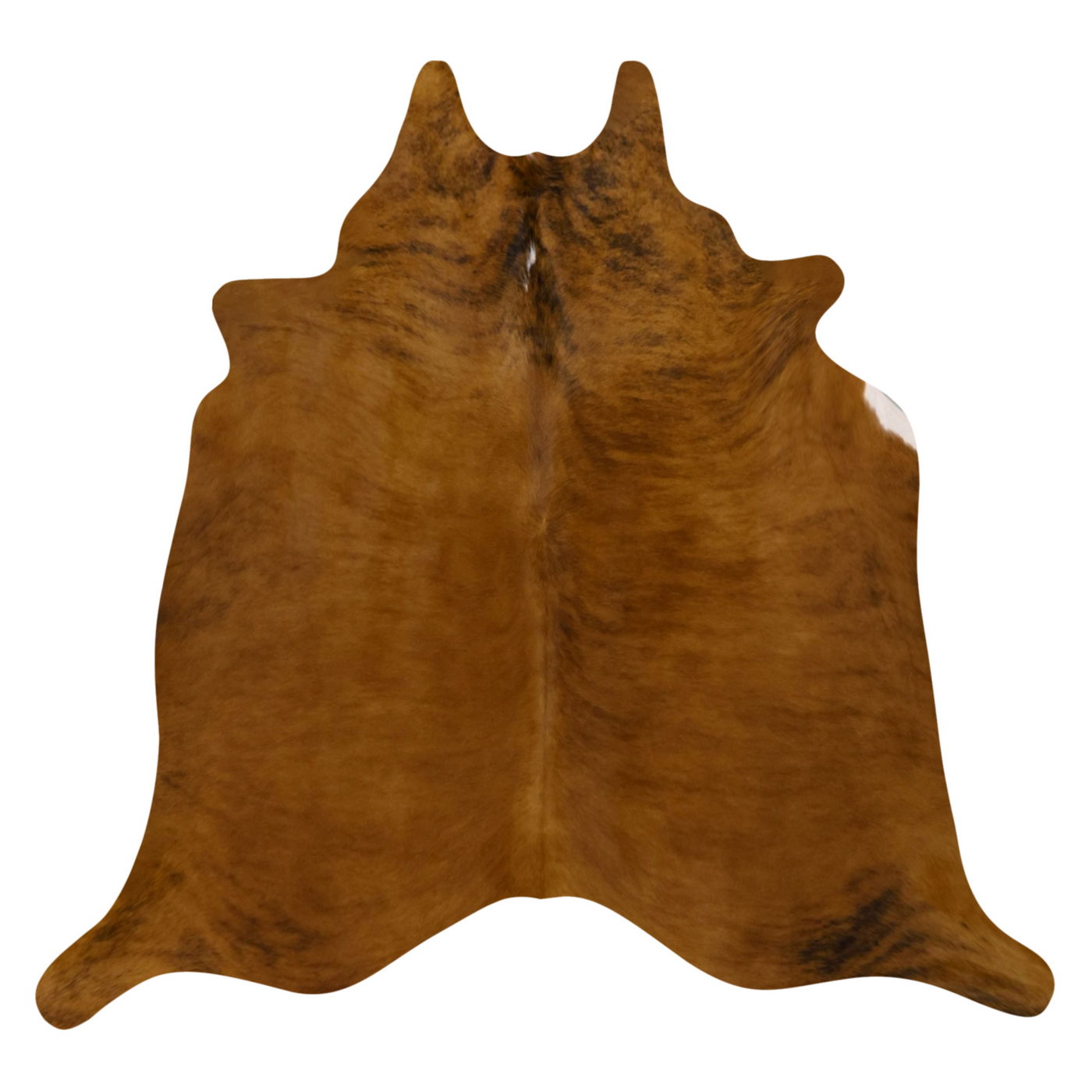 Natural Brazilian Cowhide Rug -  Mocha & Chocolate