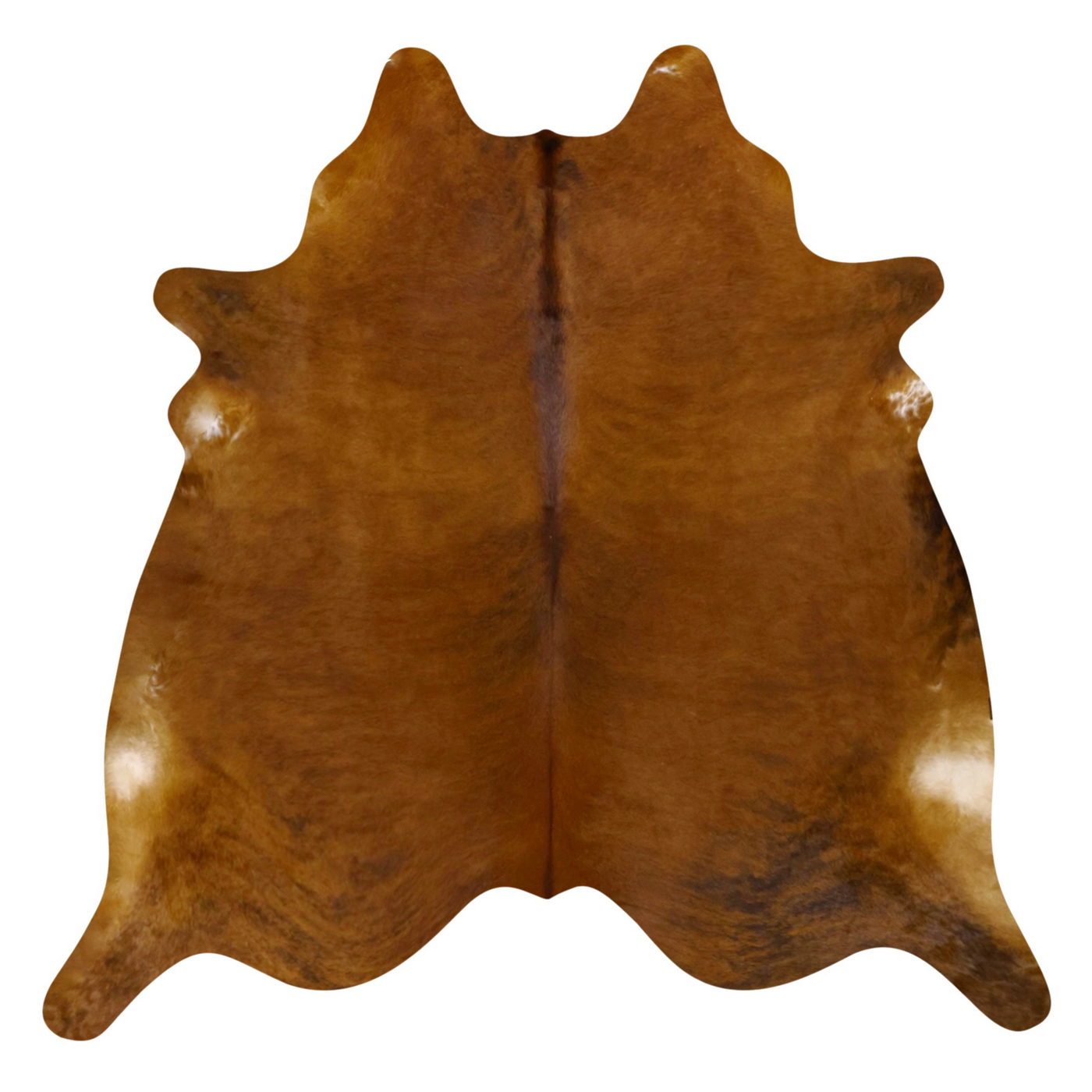 Natural Brazilian Cowhide Rug -  Mocha & Chocolate