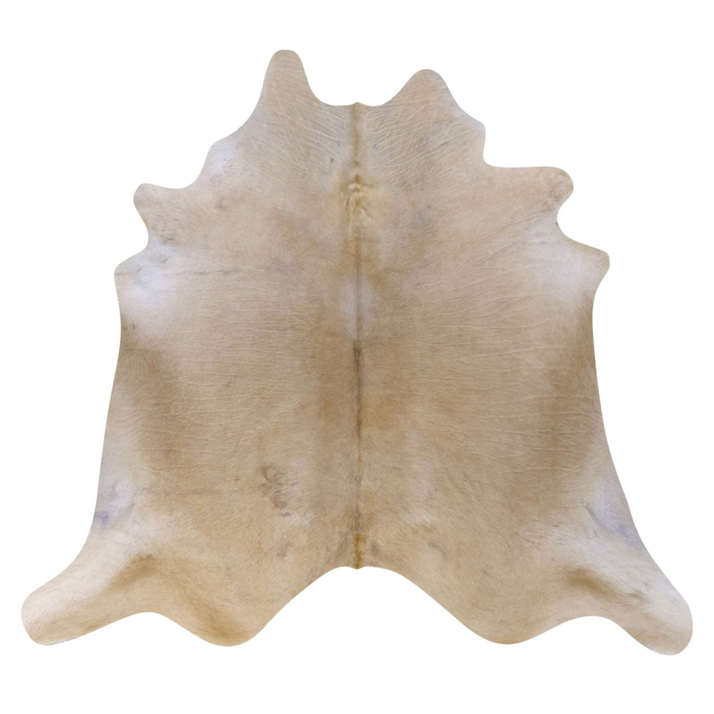 Natural Brazilian Cowhide Rug -  Beige & Ivory