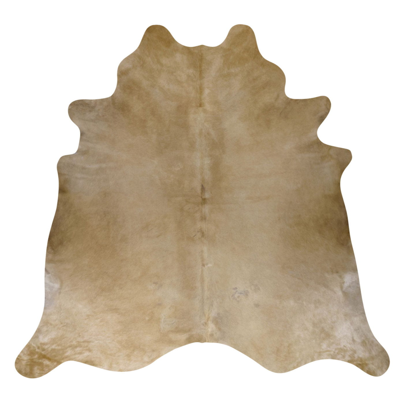 Natural Brazilian Cowhide Rug -  Caramel & Beige
