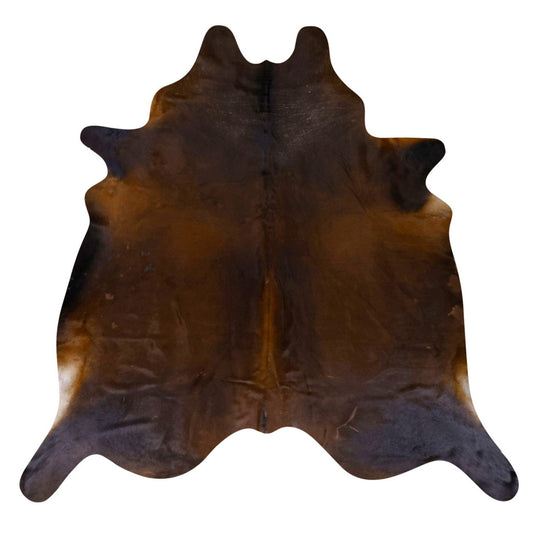 Natural Brazilian Cowhide Rug -  Espresso & Chocolate