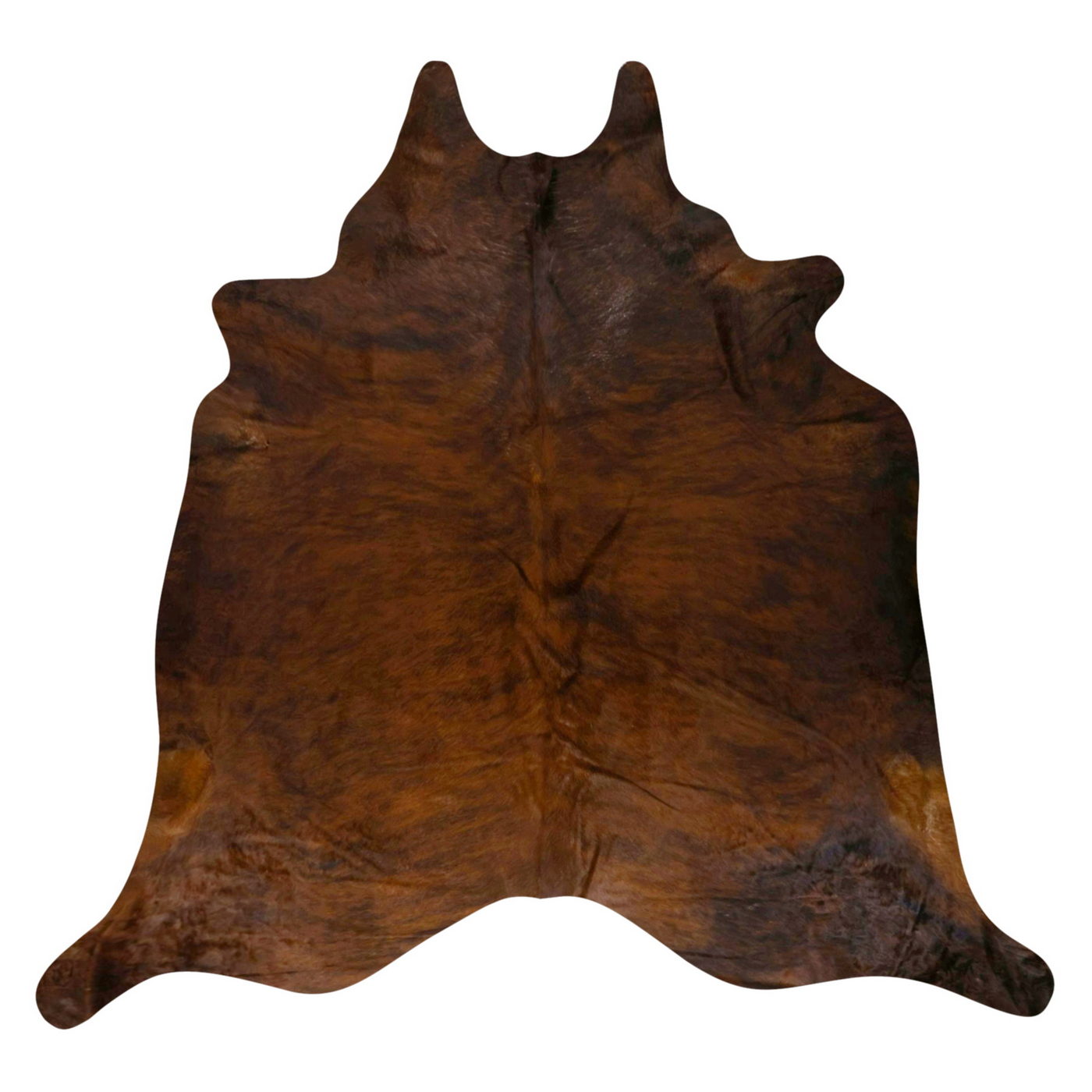 Natural Brazilian Cowhide Rug -  Mocha & Espresso