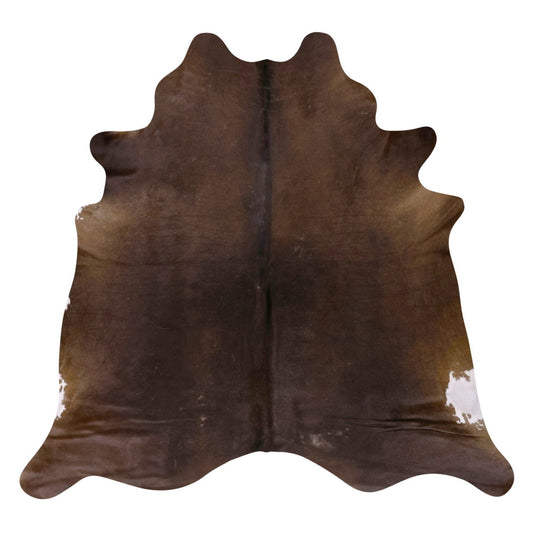 Natural Brazilian Cowhide Rug -  Chocolate & Espresso