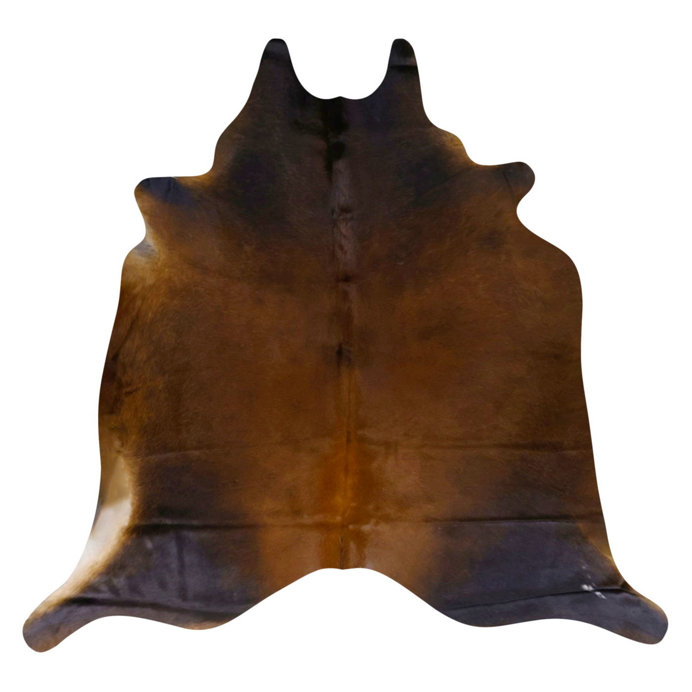 Natural Brazilian Cowhide Rug -  Mocha & Espresso