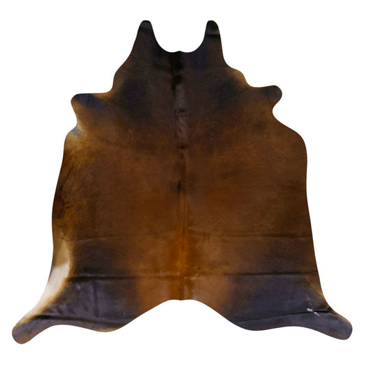 Natural Brazilian Cowhide Rug -  Mocha & Espresso