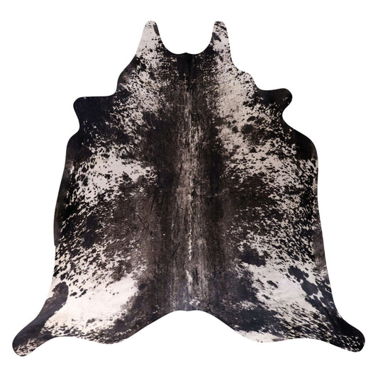 Natural Brazilian Cowhide Rug -  Espresso, Chocolate & Ivory