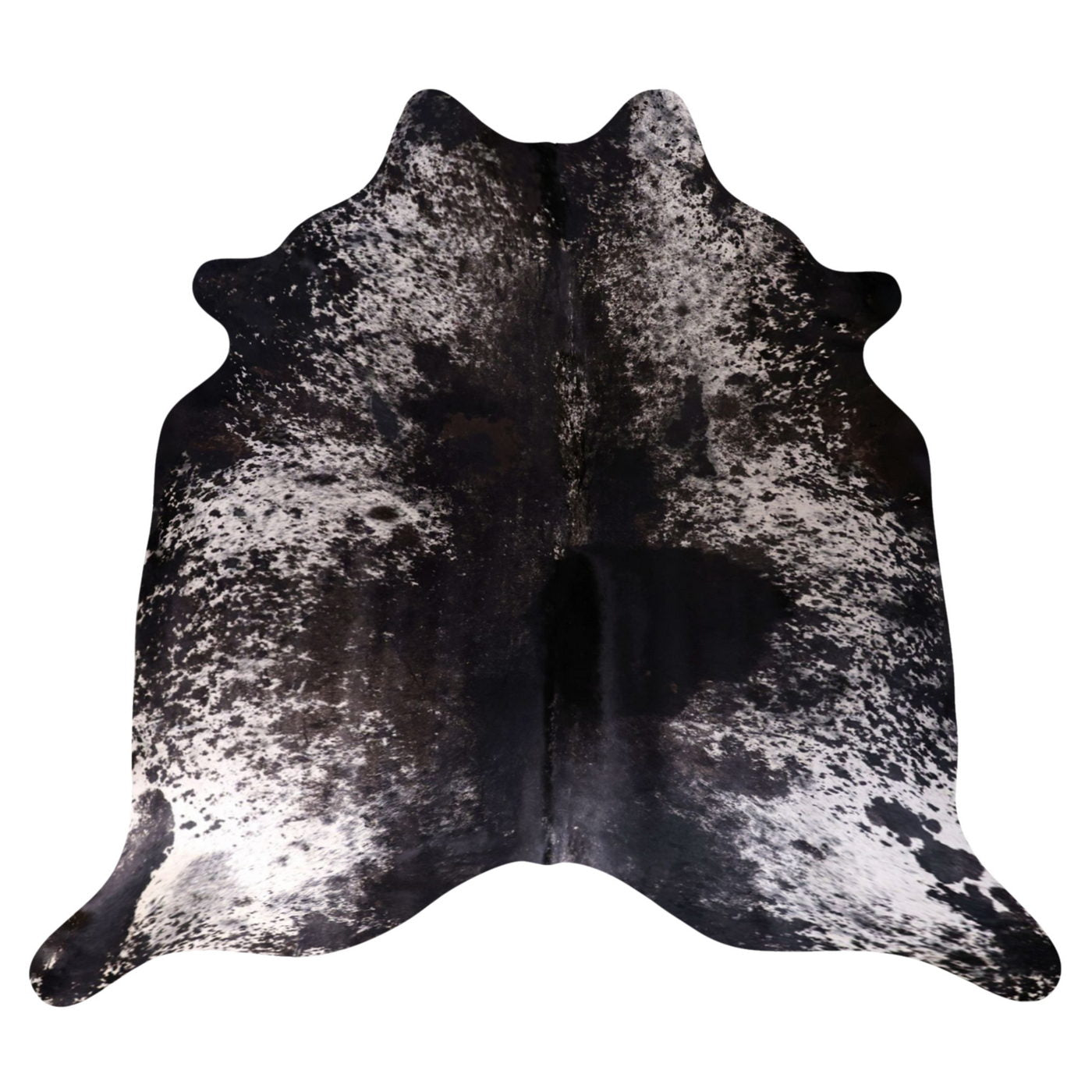 Natural Brazilian Cowhide Rug -  Espresso, Chocolate & Ivory