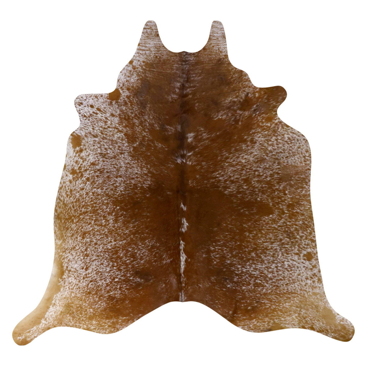 Natural Brazilian Cowhide Rug -  Mocha, Caramel & Ivory