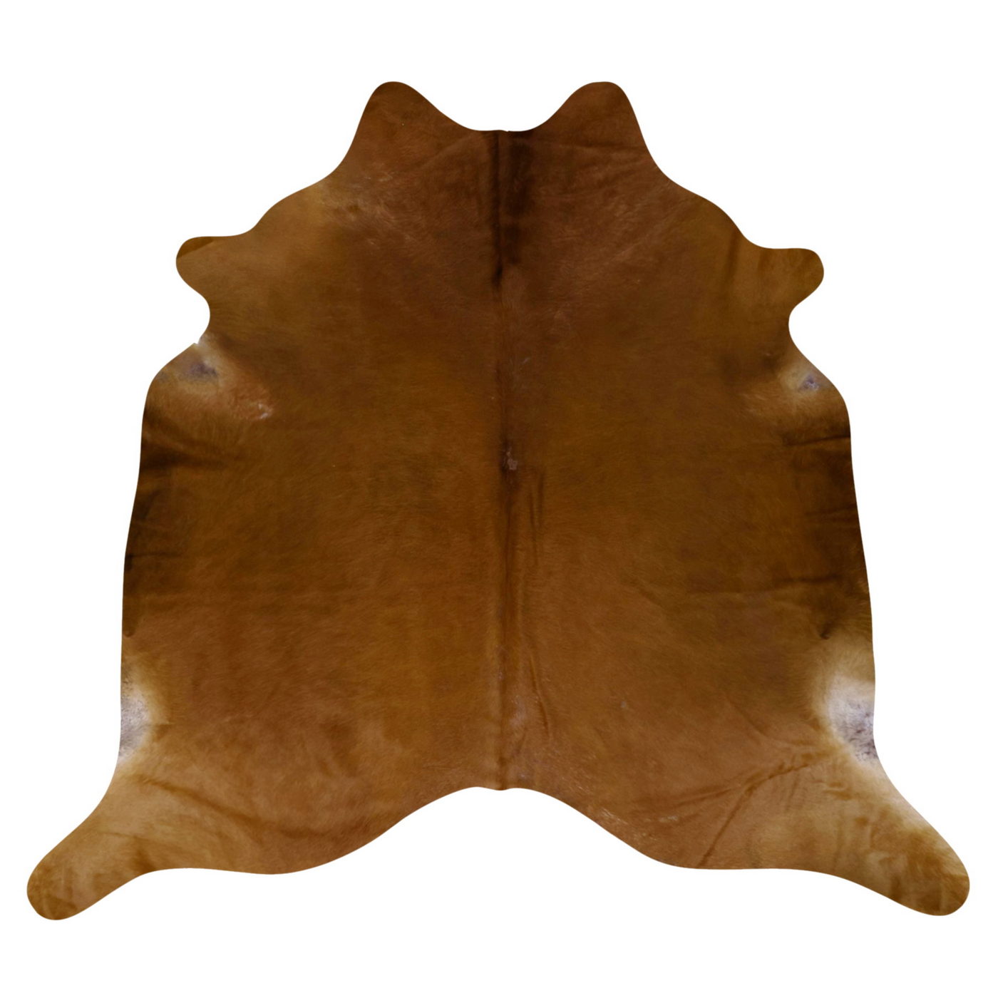 Natural Brazilian Cowhide Rug -  Mocha & Beige