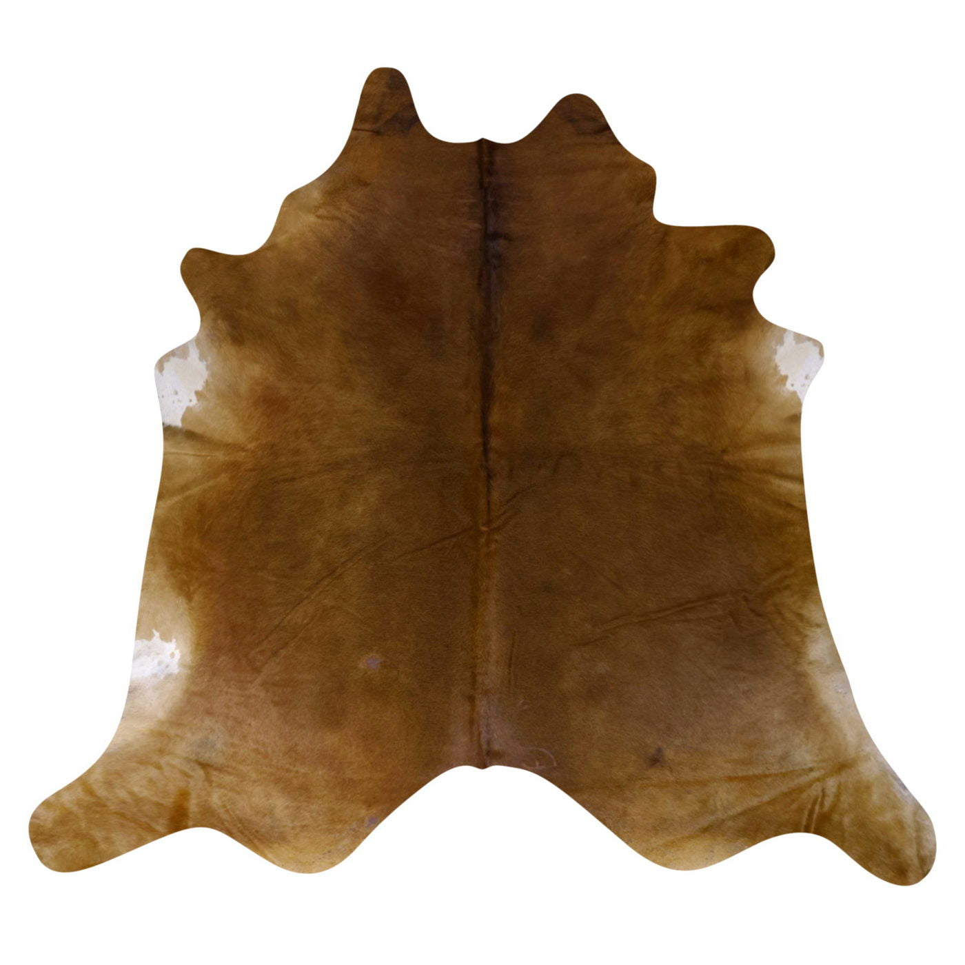 Natural Brazilian Cowhide Rug -  Mocha & Ivory