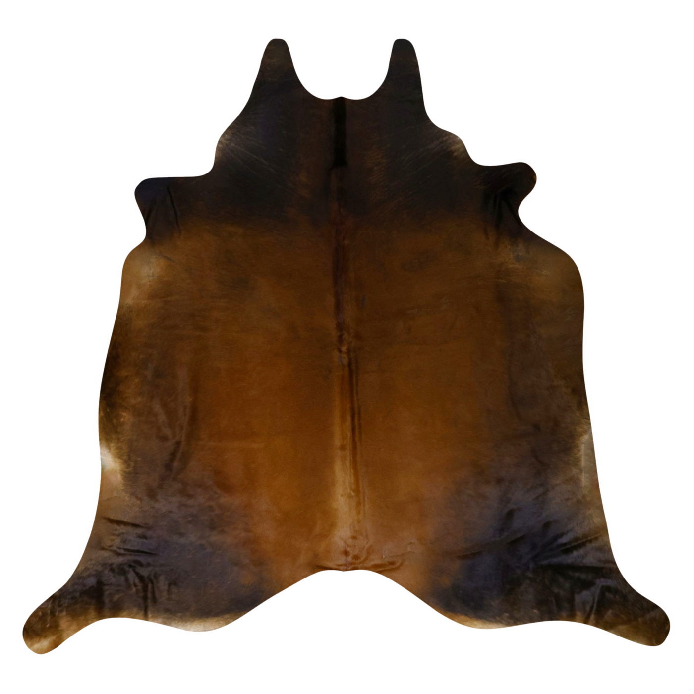 Natural Brazilian Cowhide Rug -  Mocha & Espresso