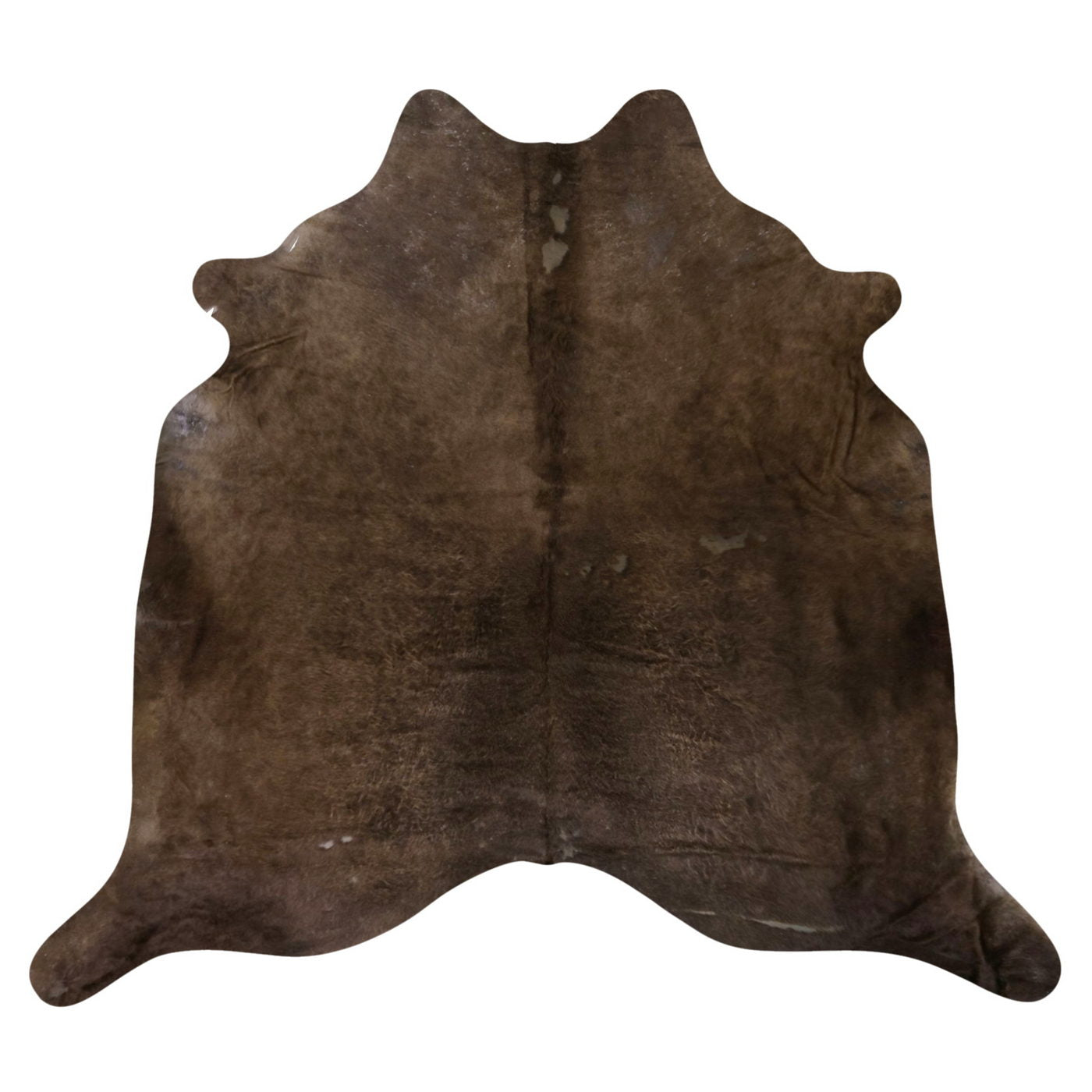 Natural Brazilian Cowhide Rug -  Chocolate