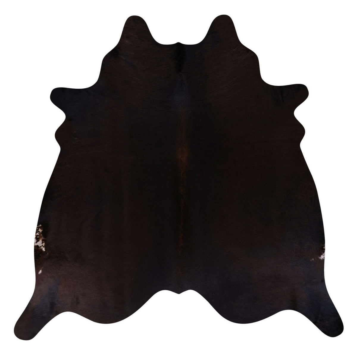 Natural Brazilian Cowhide Rug -  Espresso