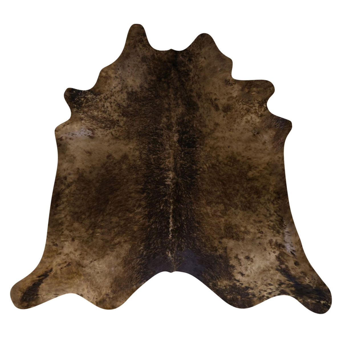 Natural Brazilian Cowhide Rug -  Caramel, Mocha & Chocolate