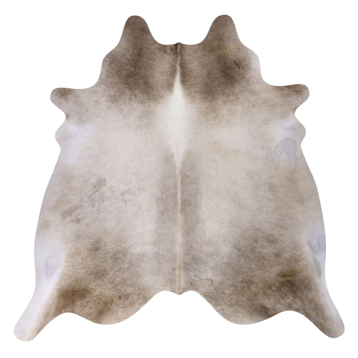 Natural Brazilian Cowhide Rug -  Ivory & Taupe