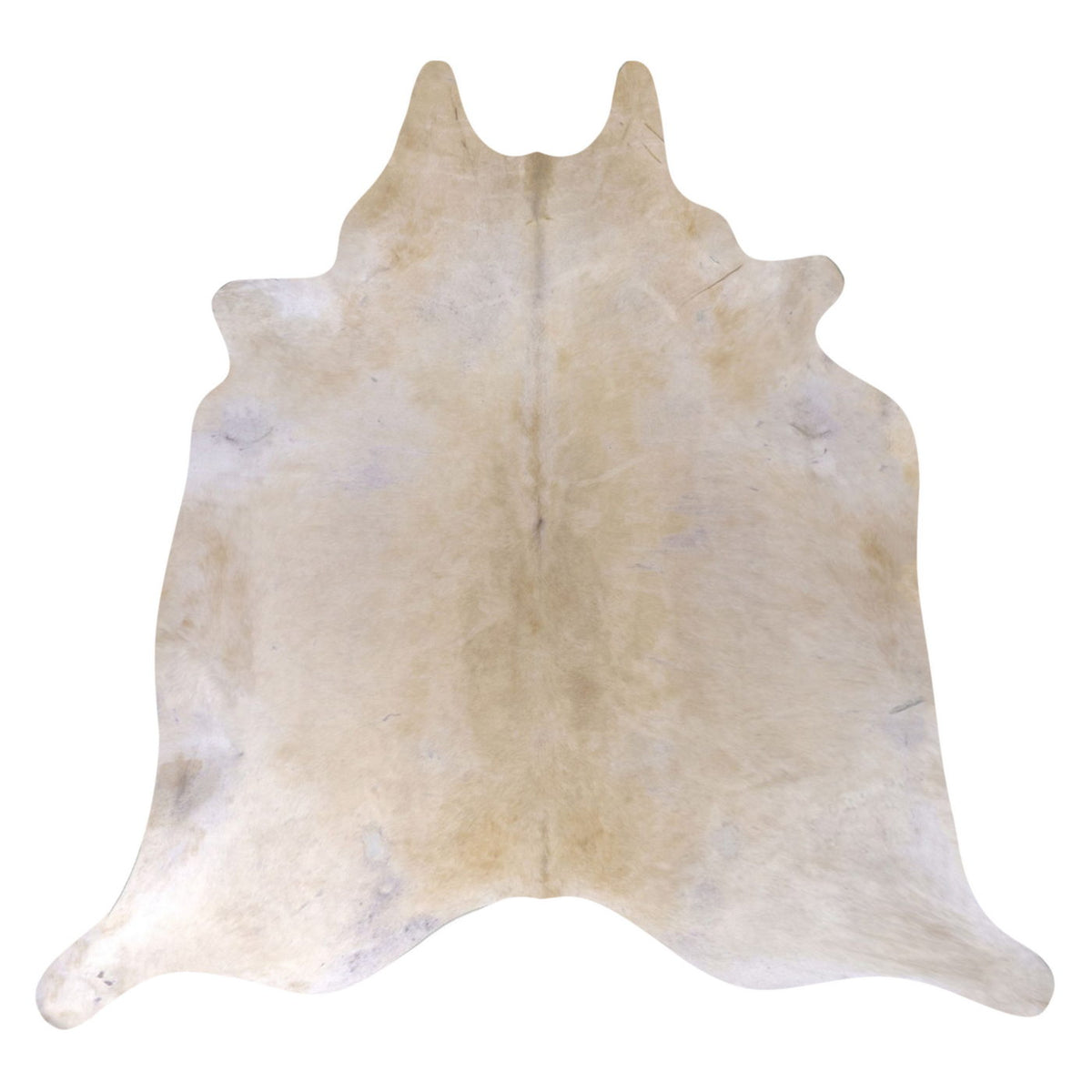 Natural Brazilian Cowhide Rug -  Ivory & Beige