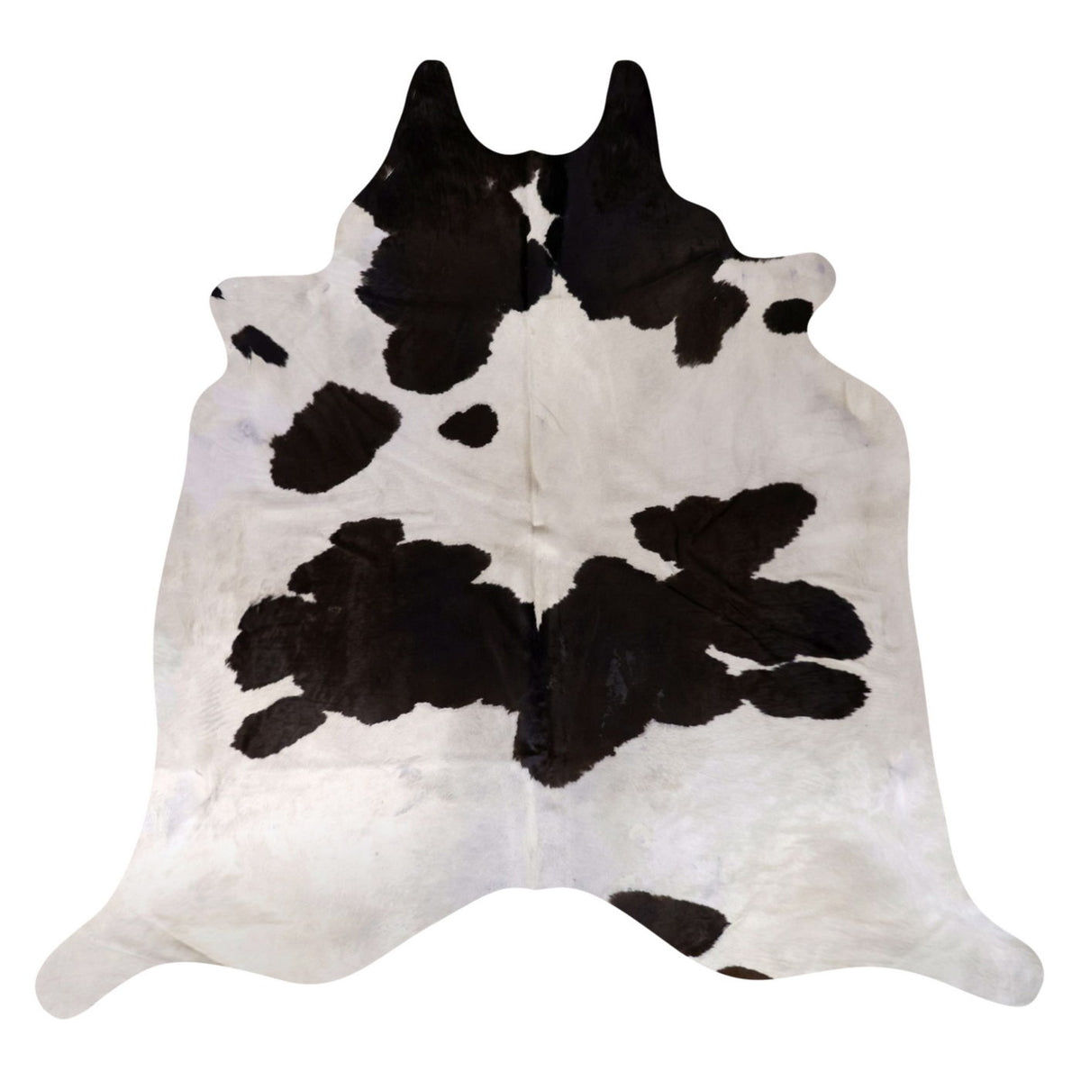 Natural Brazilian Cowhide Rug -  Ivory & Chocolate