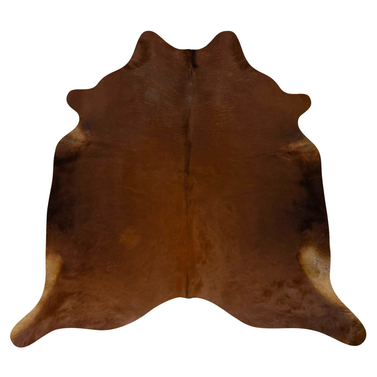 Natural Brazilian Cowhide Rug -  Mocha & Chocolate