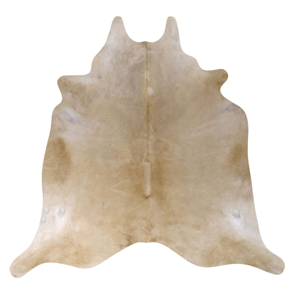 Natural Brazilian Cowhide Rug -  Caramel & Ivory
