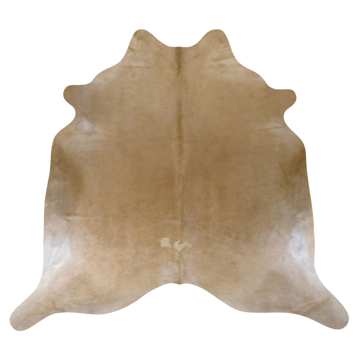 Natural Brazilian Cowhide Rug -  Caramel & Ivory