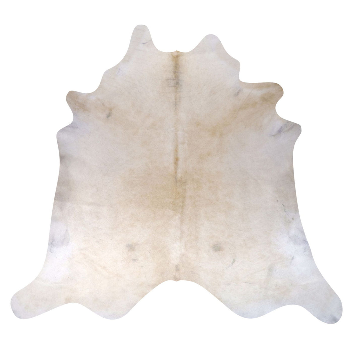 Natural Brazilian Cowhide Rug -  Ivory & Caramel