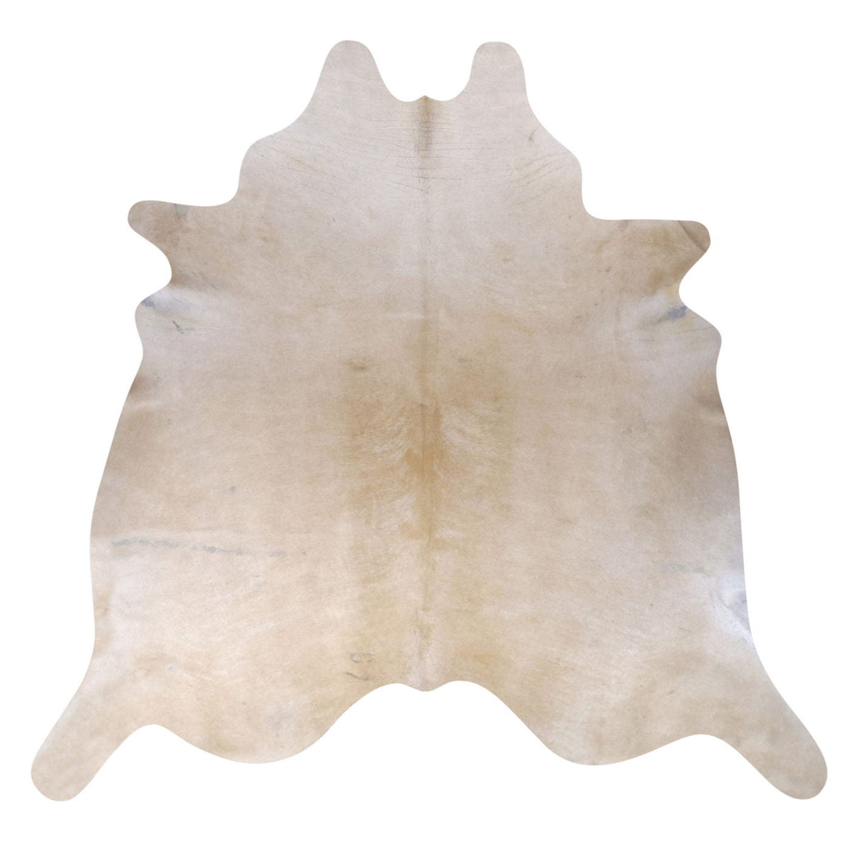 Natural Brazilian Cowhide Rug -  Ivory & Caramel