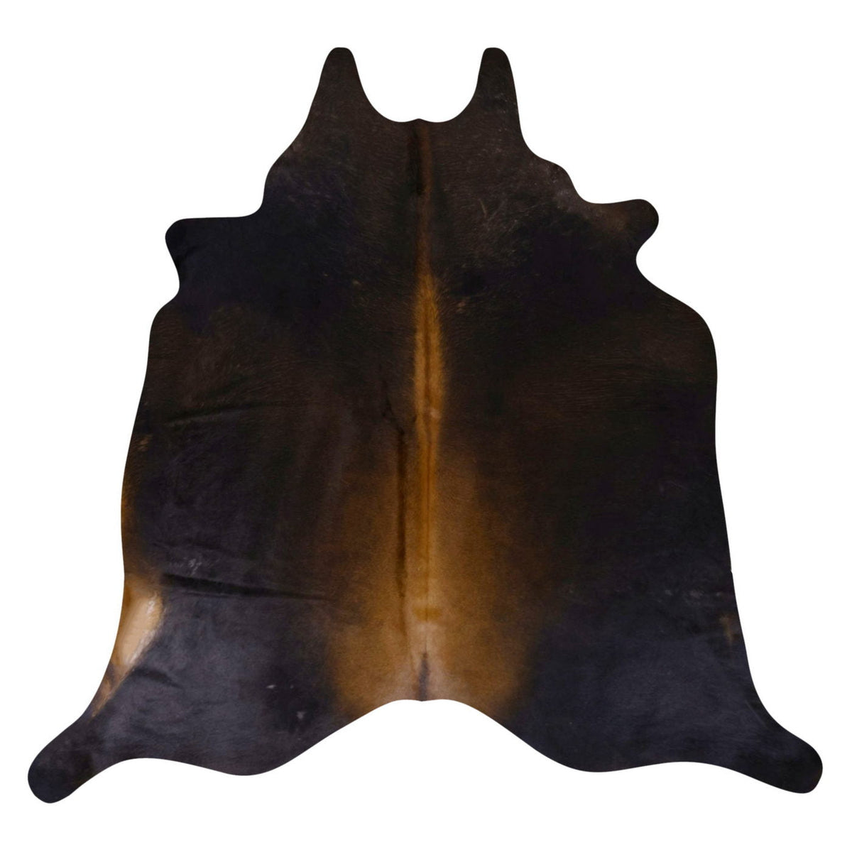 Natural Brazilian Cowhide Rug -  Espresso, Mocha & Charcoal