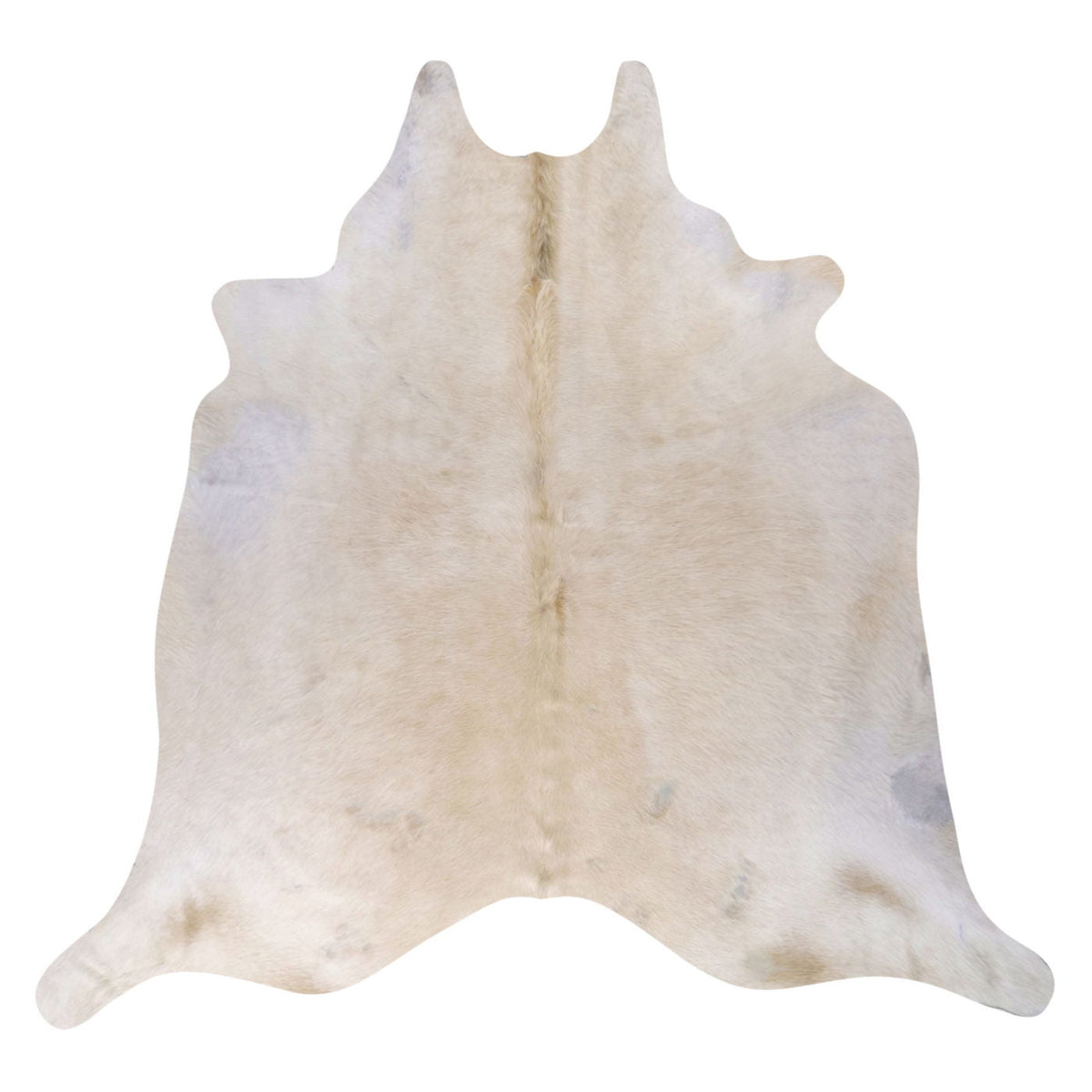 Natural Brazilian Cowhide Rug -  Ivory & Caramel
