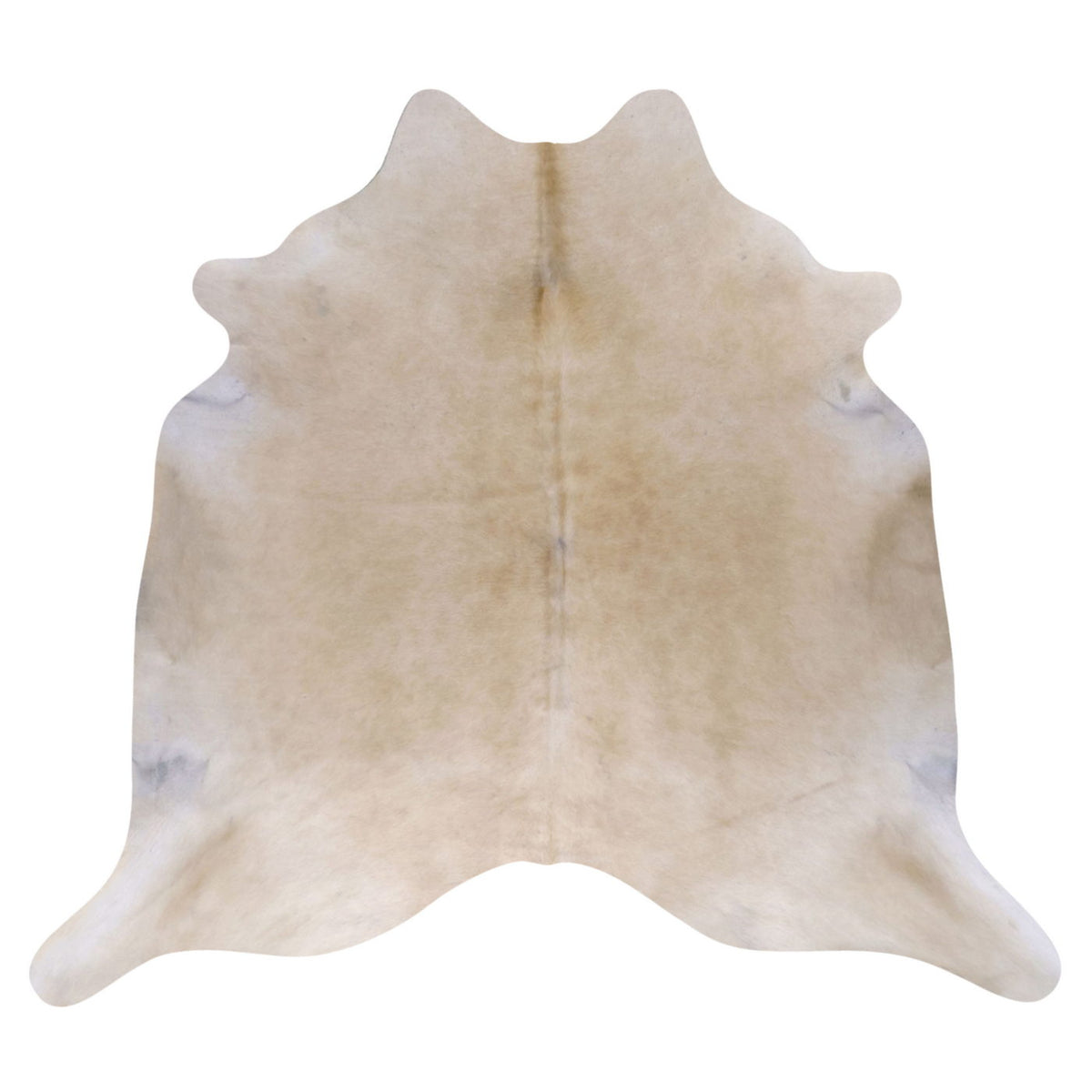 Natural Brazilian Cowhide Rug -  Ivory & Caramel