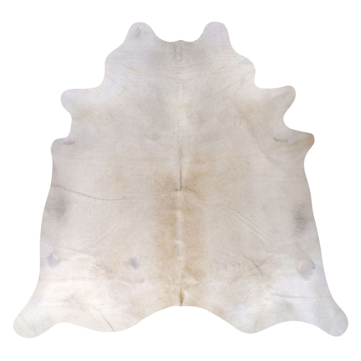 Natural Brazilian Cowhide Rug -  Ivory & Caramel