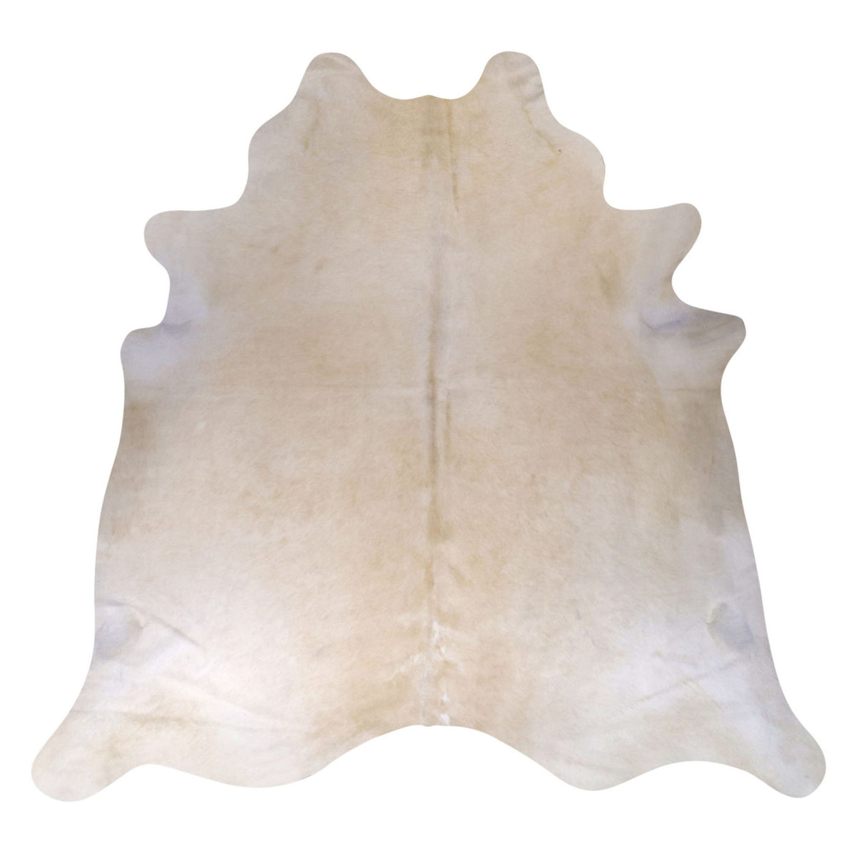 Natural Brazilian Cowhide Rug -  Ivory & Caramel