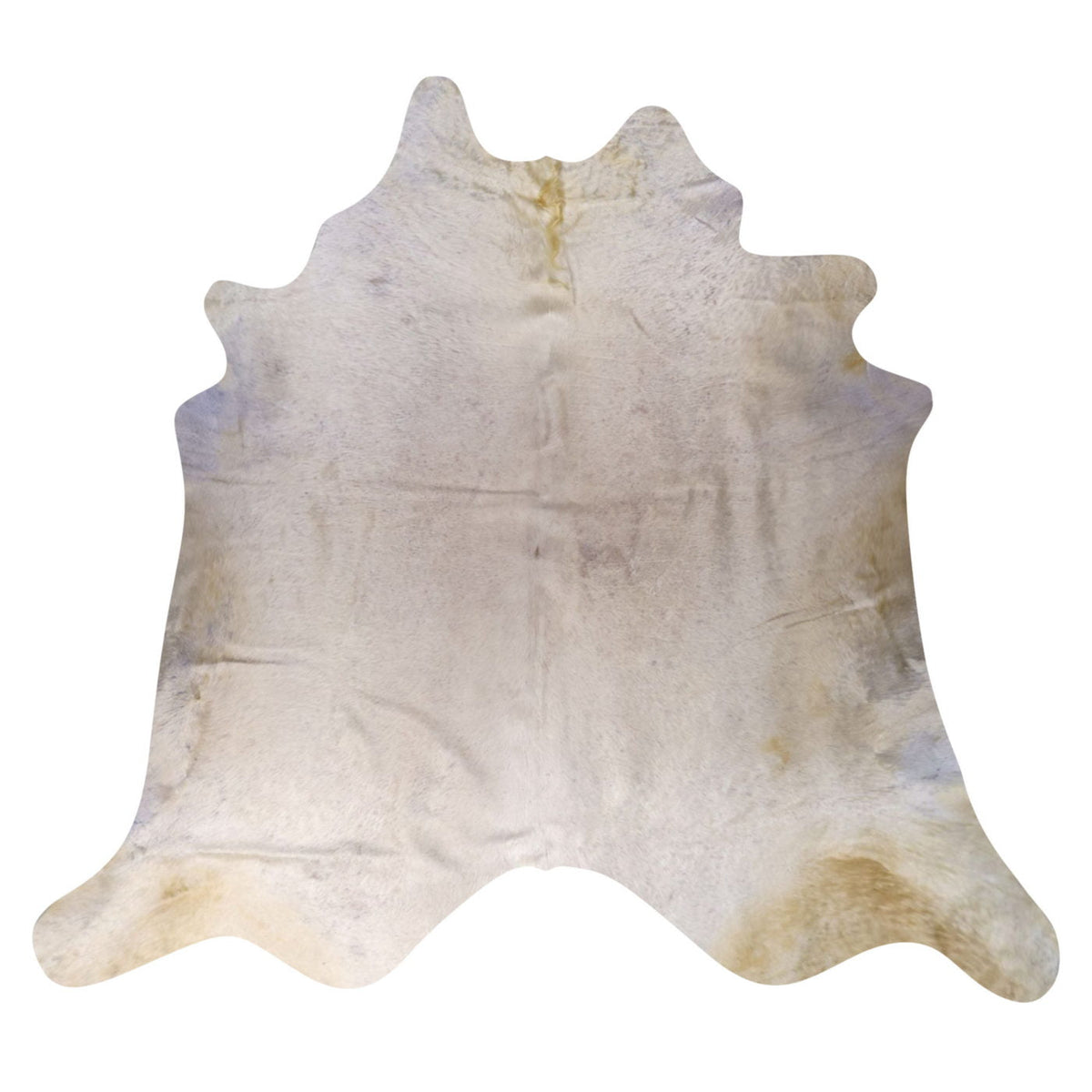 Natural Brazilian Cowhide Rug -  Ivory, Grey & Caramel
