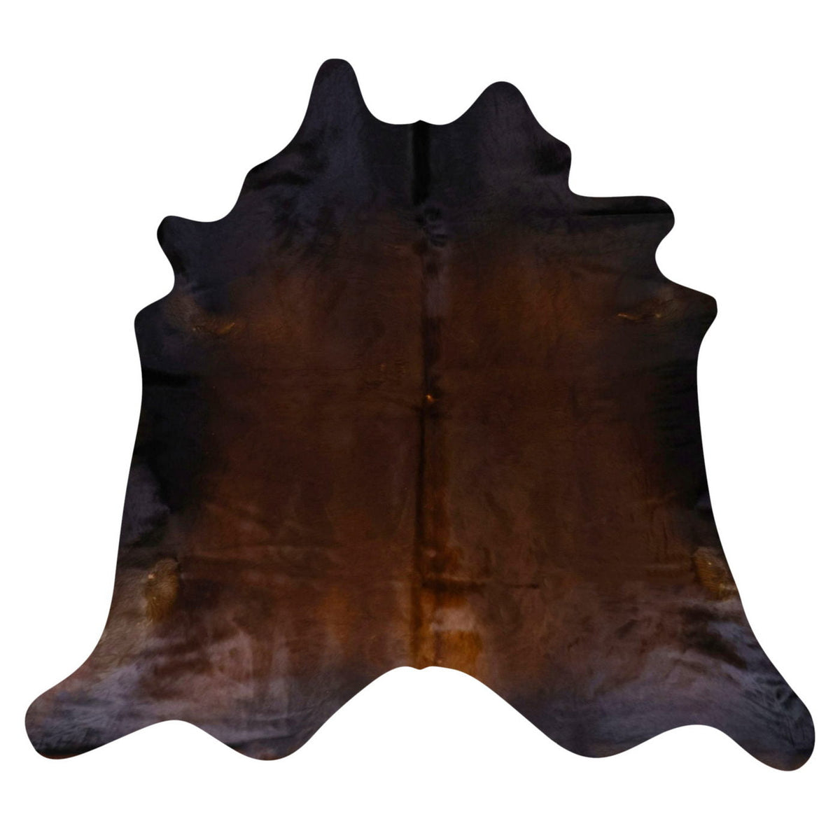 Natural Brazilian Cowhide Rug -  Espresso, Mocha & Chocolate
