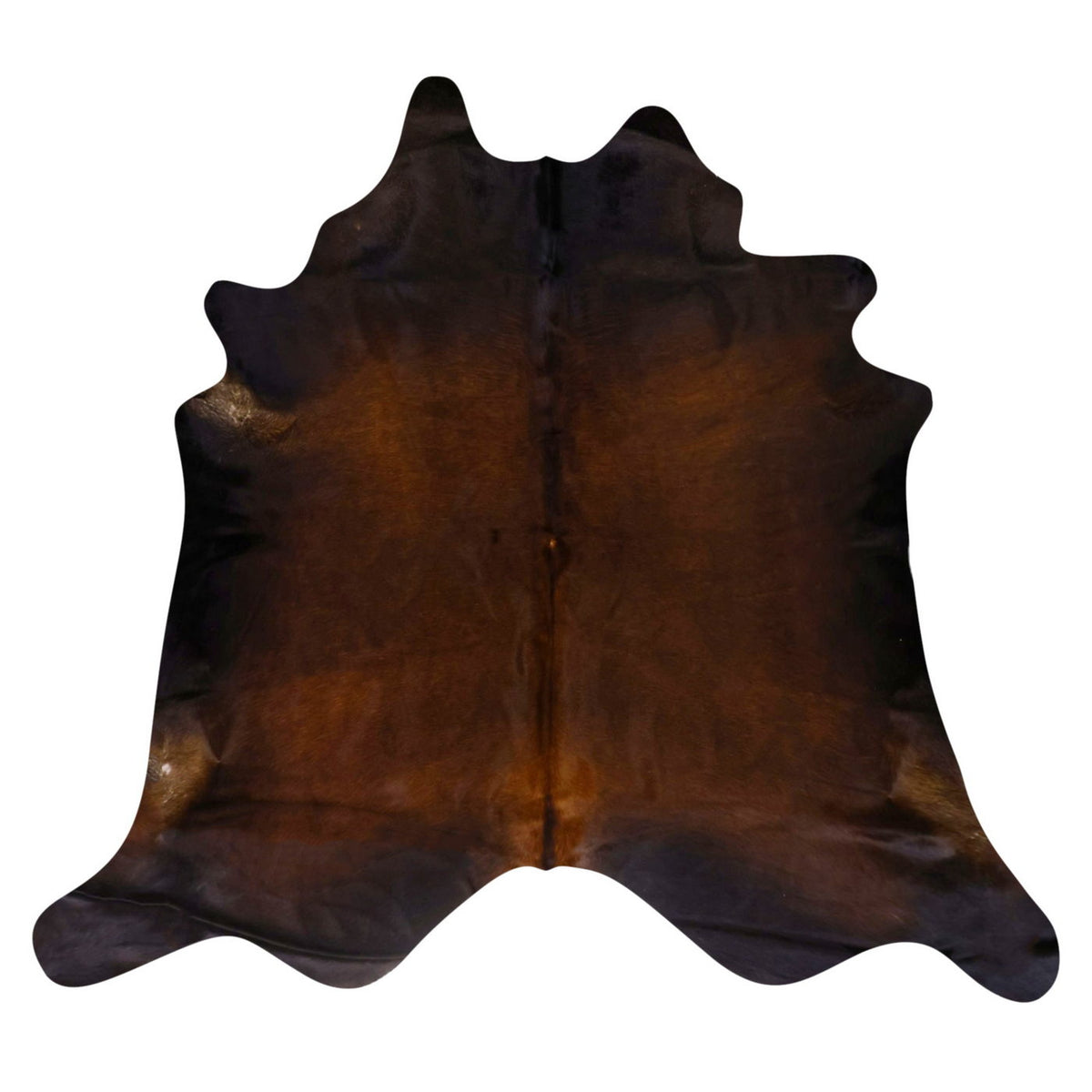 Natural Brazilian Cowhide Rug -  Espresso, Mocha & Chocolate