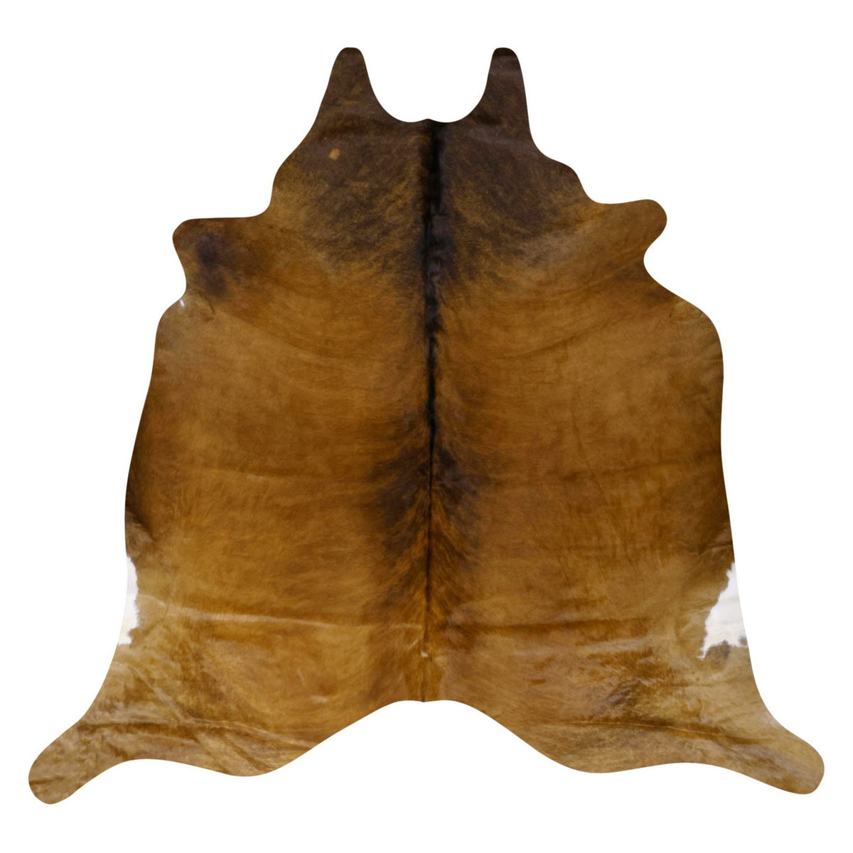 Natural Brazilian Cowhide Rug -  Mocha, Caramel & Espresso